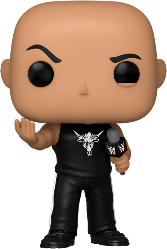 Funko Pop! WWE 78 - The Rock with Microphone Vinyl Figure (New) - Funko 440G