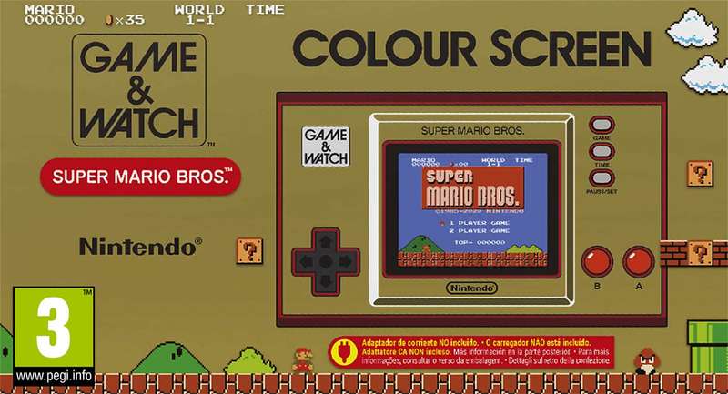 Nintendo Game & Watch - Super Mario Bros. - 35th Anniversary (New) - Nintendo 300G