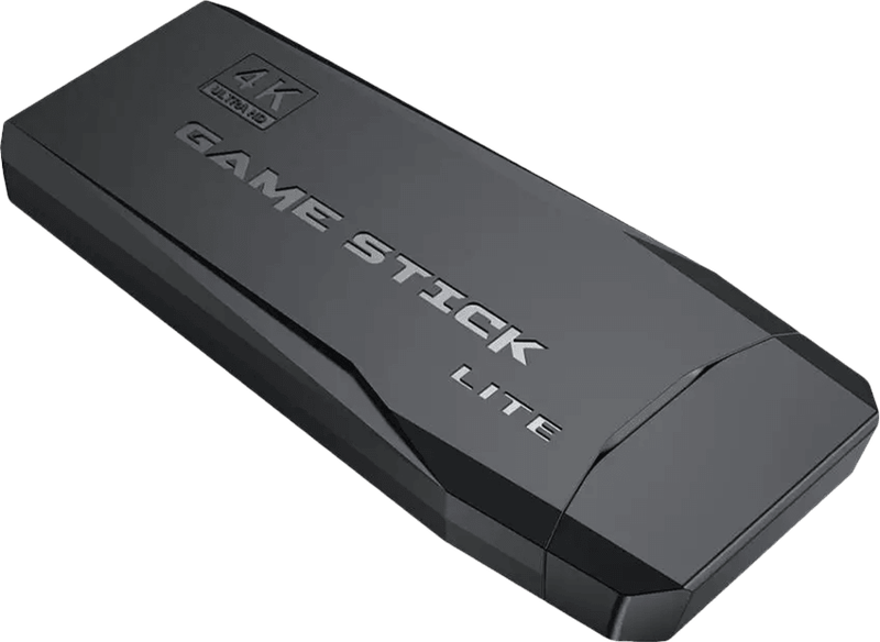 Game Stick Lite + 2x 2.4G Wireless Controllers - 64GB (New) - Various 350G