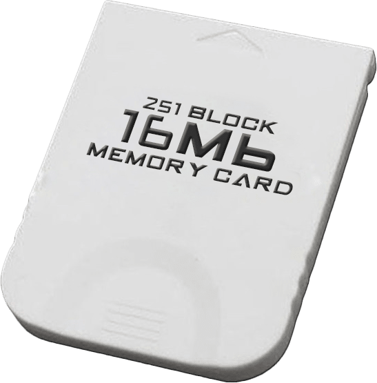 251 Block GameCube Memory Card - Generic (16Mbit)(NGC)(New) - Various 20G
