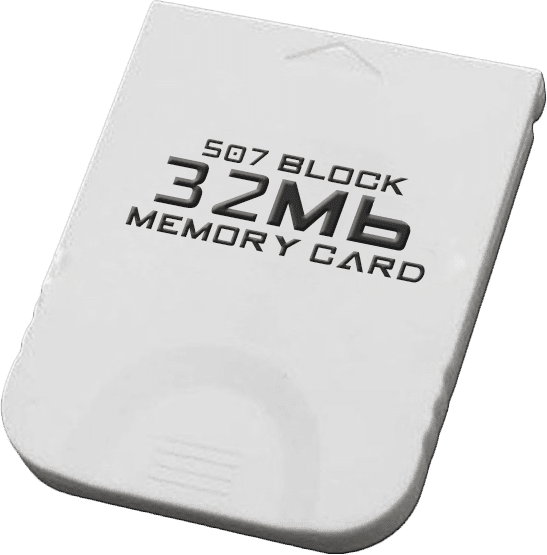 507 Block GameCube Memory Card - Generic (32Mbit)(NGC)(New) - Various 20G