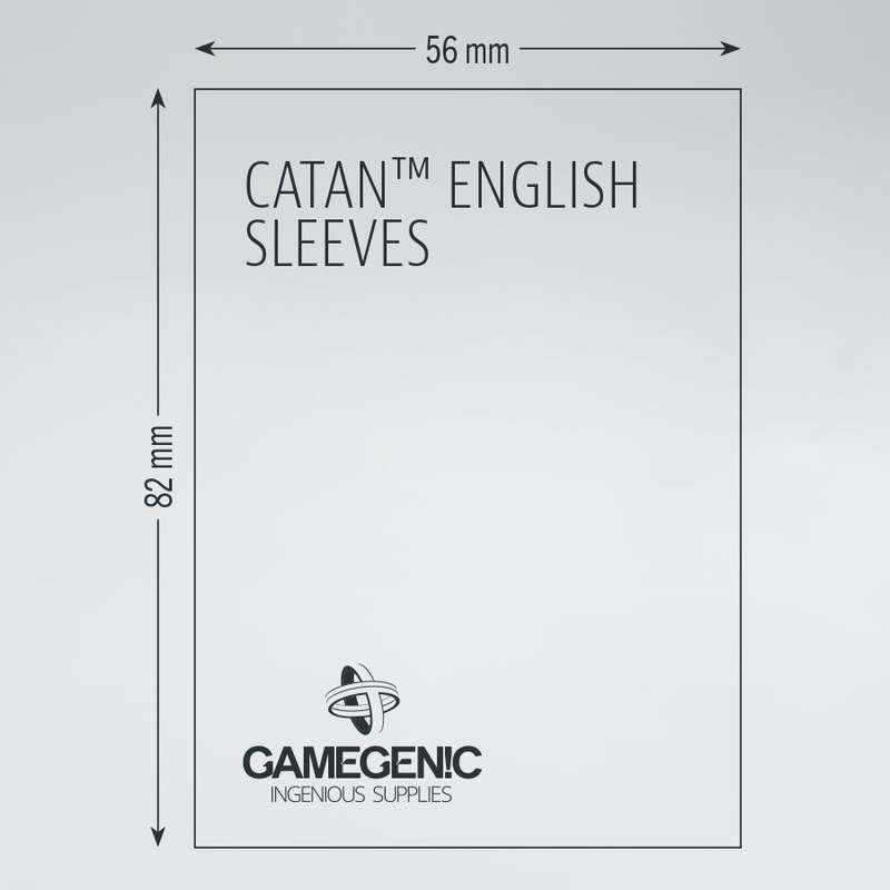 Catan Prime Board Game Sleeves - 60 Pack (New) - Gamegenic 60G
