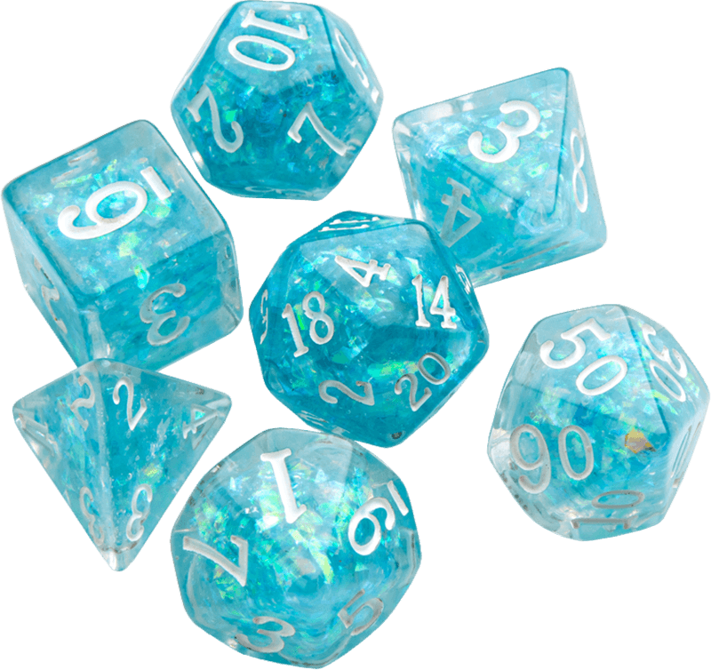RPG Dice Set - Candy-Like Series - Blueberry (New) - Gamegenic 400G