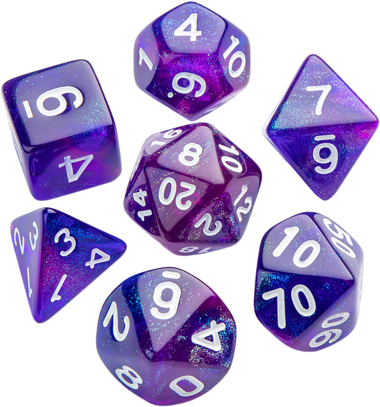 RPG Dice Set - Galaxy Series - Nebula (New) - Gamegenic 400G