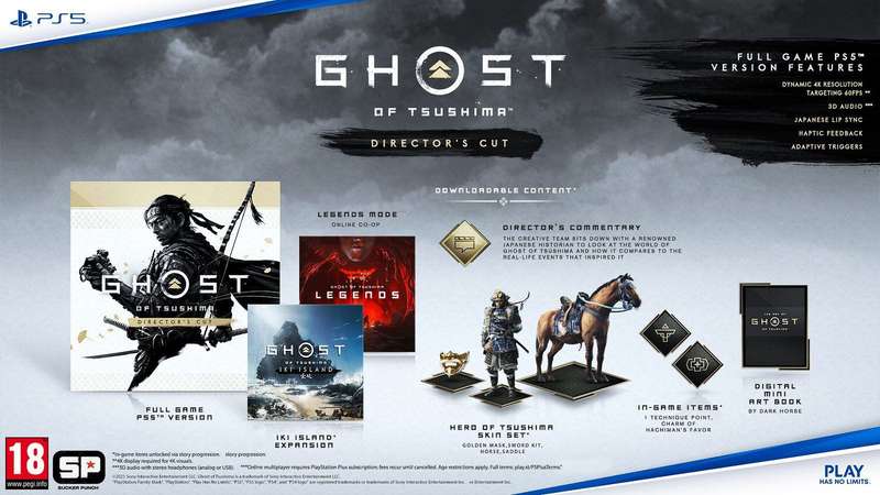 Ghost of Tsushima - Director's Cut (PS5)(New) - Sony (SIE / SCE) 90G