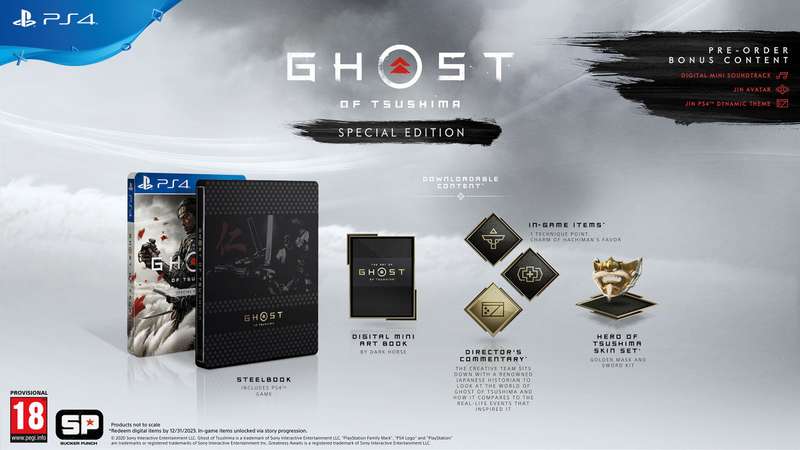 Ghost of Tsushima - Special Edition (PS4)(New) - Sony (SIE / SCE) 200G