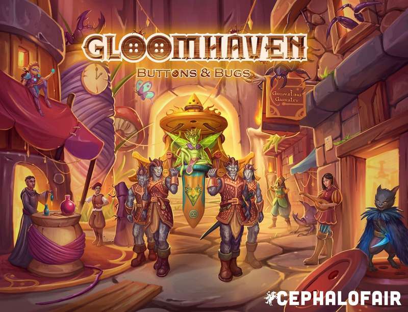 Gloomhaven: Buttons & Bugs (New) - Cephalofair Games 350G