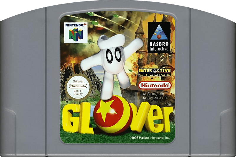 Glover (Cart Only)(N64)(Pwned) - Hasbro 130G