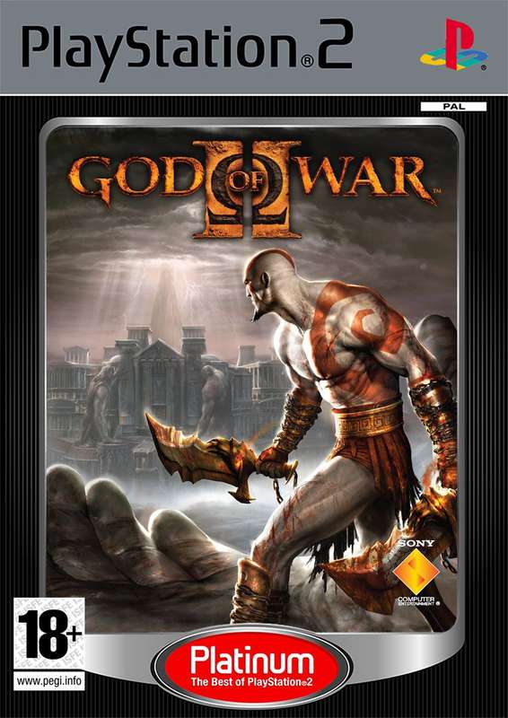 God of War II - Platinum (PS2)(Pwned) - Sony (SIE / SCE) 130G