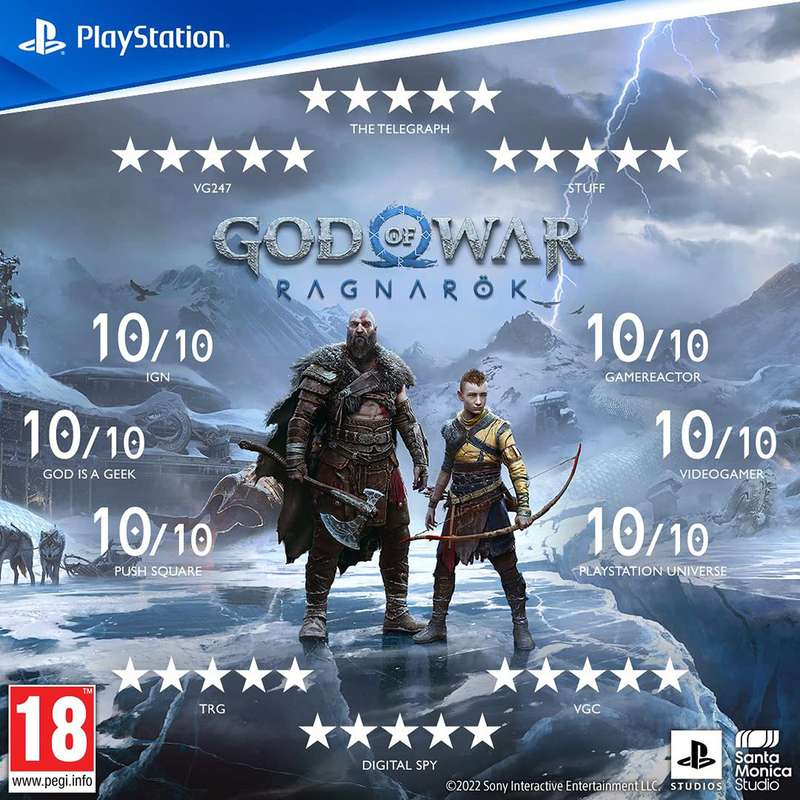 God of War: Ragnarok (PS4)(Pwned) - Sony (SIE / SCE) 90G