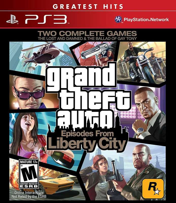 Grand Theft Auto: Episodes from Liberty City - Greatest Hits (NTSC/U)(PS3)(New) - Rockstar Games