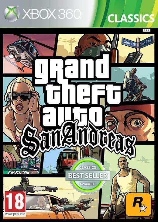 Grand Theft Auto: San Andreas - Classics (Xbox 360)(Pwned) - Rockstar Games 130G
