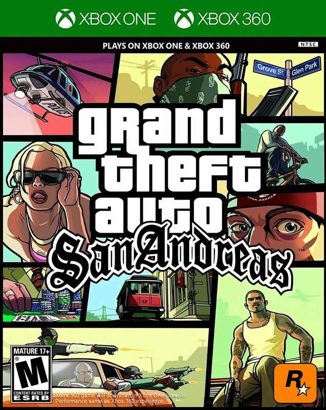 Grand Theft Auto: San Andreas (NTSC/U)(Xbox 360)(New) - Rockstar Games 130G