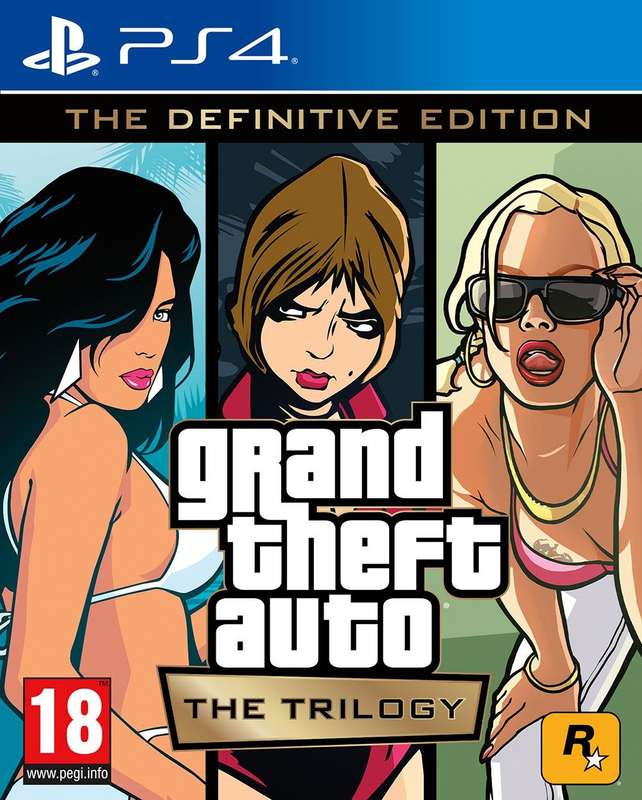 Grand Theft Auto: The Trilogy - Definitive Edition (PS4)(New) - Rockstar Games 90G