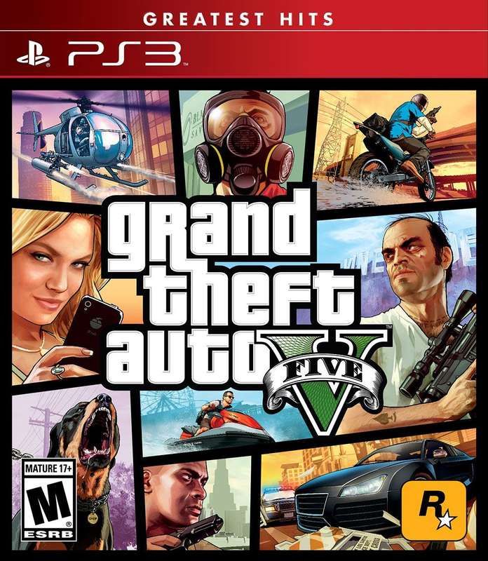Grand Theft Auto V - Greatest Hits (NTSC/U)(PS3)(New) - Rockstar Games 120G