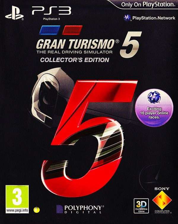 Gran Turismo 5: Collector's Edition (PS3)(Pwned) - Sony (SIE / SCE) 475G