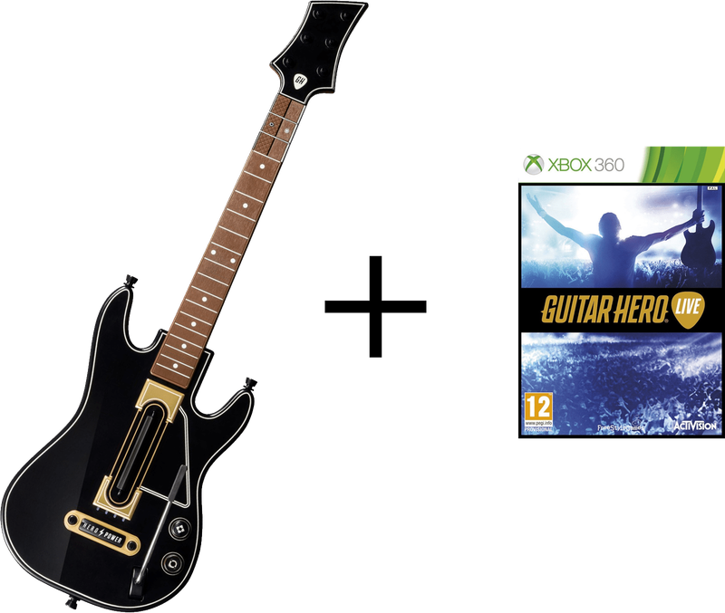 Guitar Hero Live + Guitar (Xbox 360)(Pwned) - Activision 1200G