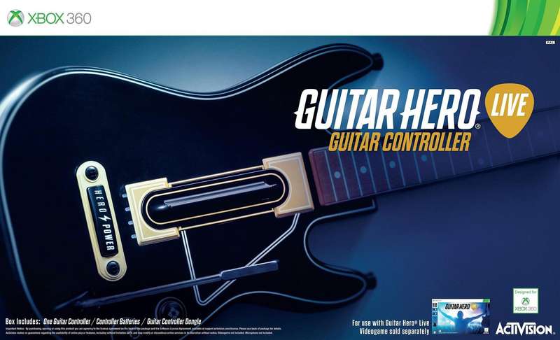 Guitar Hero Live - Standalone Guitar (Xbox 360)(New) - Activision 1200G