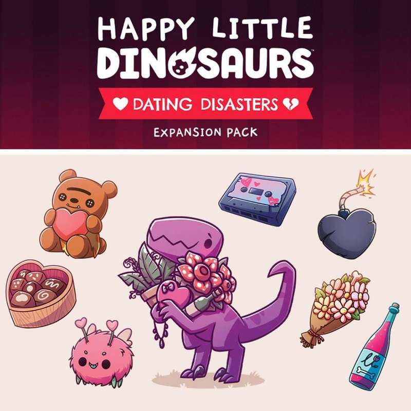 Happy Little Dinosaurs: Dating Disasters Expansion Pack (New) - Unstable Games 400G