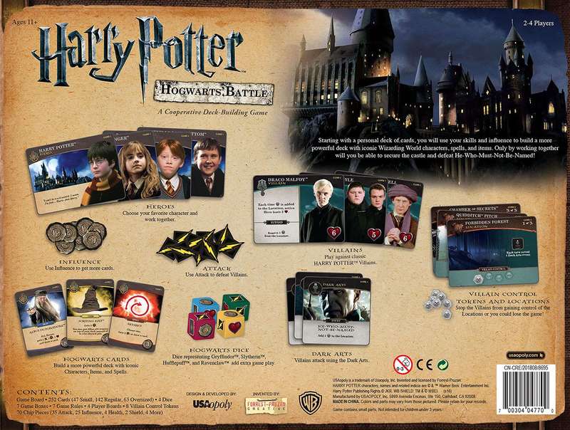 Harry Potter: Hogwarts Battle (New) - USAopoly / The OP Games 1800G
