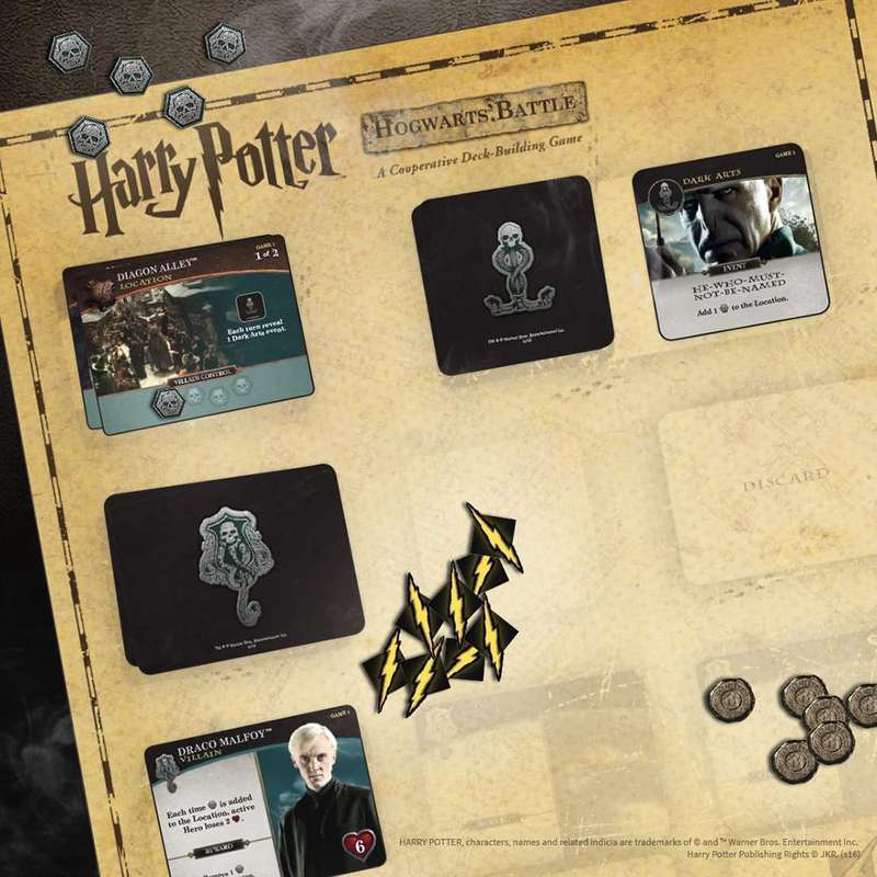 Harry Potter: Hogwarts Battle (New) - USAopoly / The OP Games 1800G
