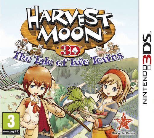 Harvest Moon: The Tale of Two Towns (3DS)(Pwned) - Rising Star Games 110G