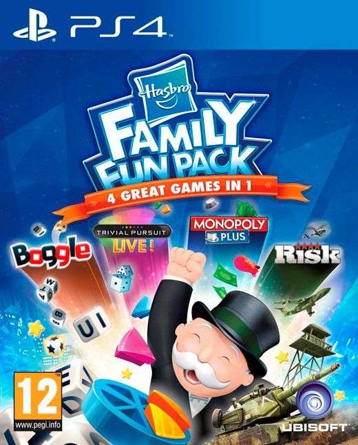 Hasbro Family Fun Pack (PS4)(New) - Ubisoft 90G