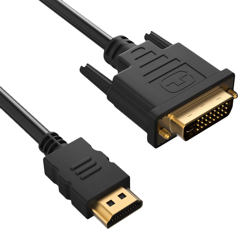 HDMI to DVI-D Cable - 3m (New) - Various 100G