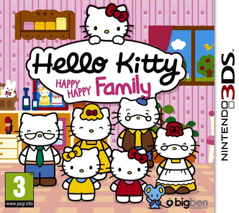 Hello Kitty: Happy Happy Family (3DS)(Pwned) - Nintendo 110G