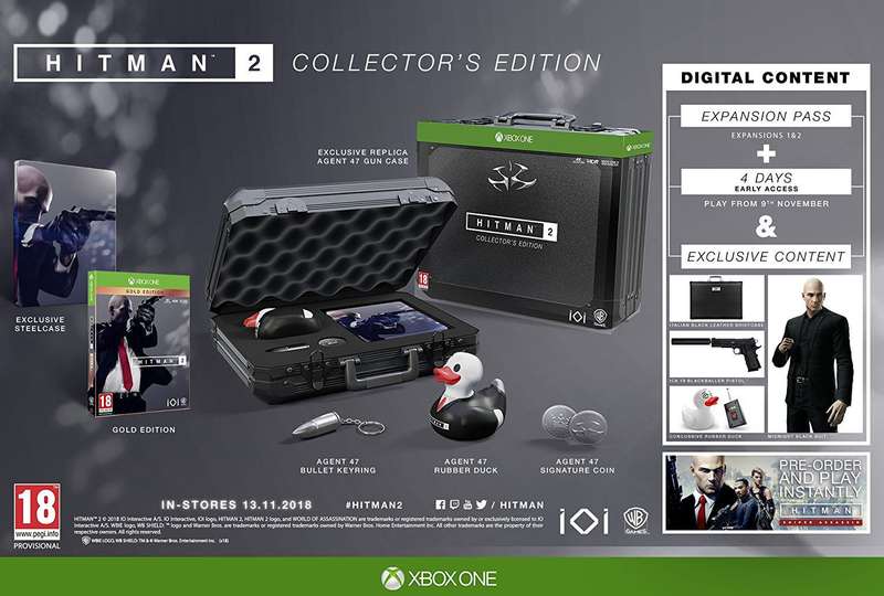 Hitman 2 - Collector's Edition (2018)(Xbox One)(New) - Warner Bros. Interactive Entertainment 2500G