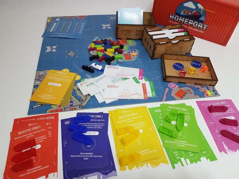 Home Port - The Ultimate Shipping-Trade Board Game (New) - Home Port 2500G