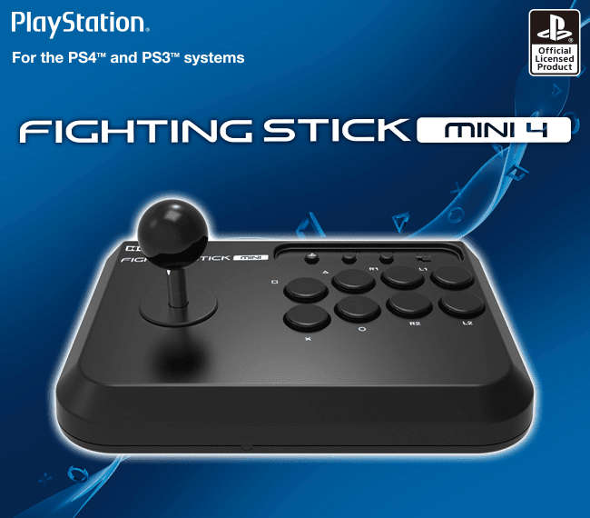 HORI Arcade Fighting Stick MINI 4 (PC / PS3 / PS4)(New) - HORI 1000G