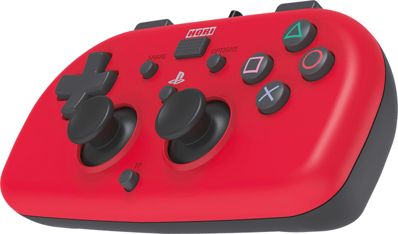 HORI PlayStation 4 Mini Wired Gamepad - Red (PS4)(New) - HORI 600G