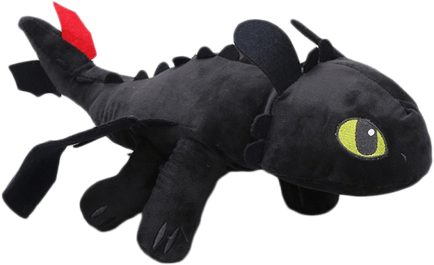 How to Train Your Dragon - 33cm Toothless Night Fury Plush (New) - Various 300G