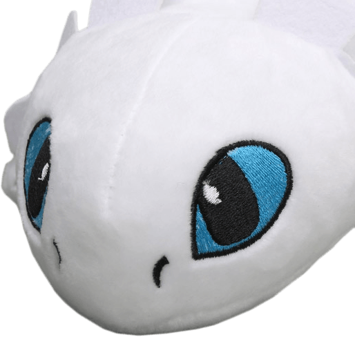 How to Train Your Dragon - 33cm White Light Fury Plush (New) - Various 300G