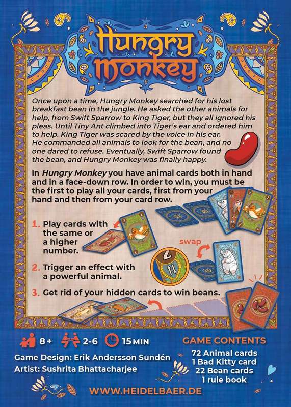 Hungry Monkey (New) - Heidelbaer Games / HeidelBar Games  450G
