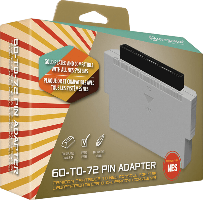 Hyperkin 60-to-72 Pin Cartridge Adapter (NES)(New) - Hyperkin 300G