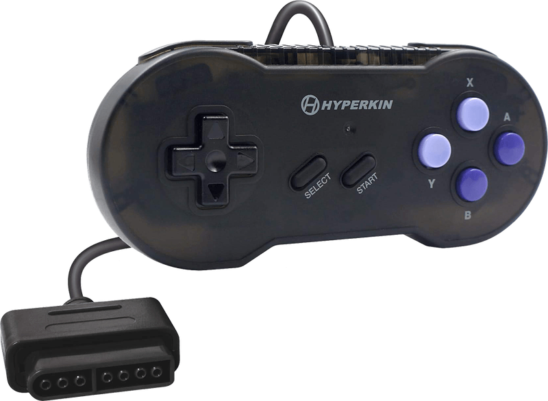 Hyperkin Super Nintendo 16-bit Scout Premium Controller - Space Black (SNES)(New) - Hyperkin 300G