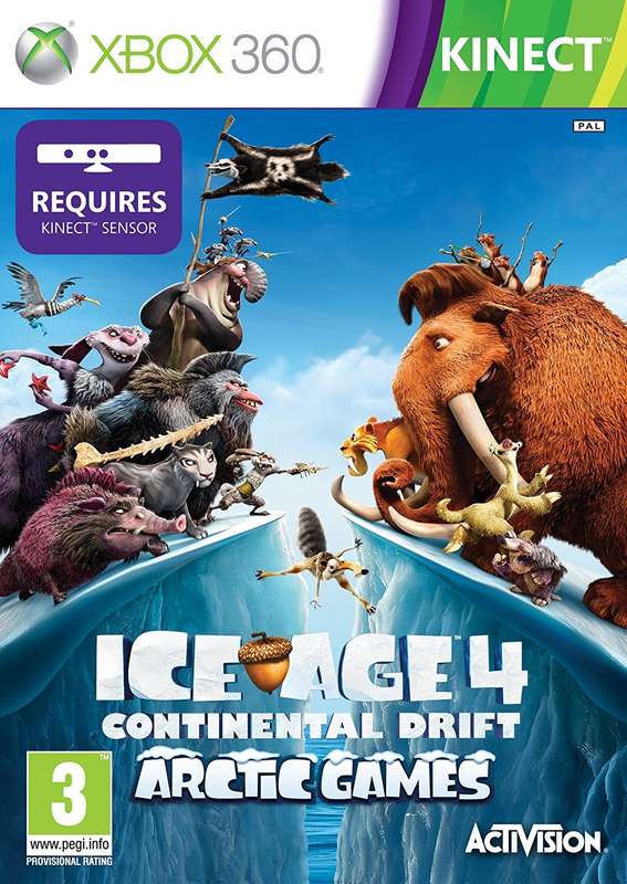 Ice Age 4: Continental Drift - Arctic Games (Xbox 360)(Pwned) - Activision 130G
