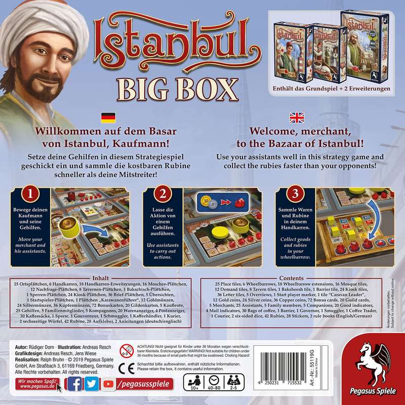 Istanbul - Big Box (New) - Alderac Entertainment Group / AEG 2000G