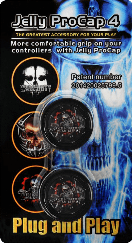 Jelly ProCap 4 Thumb Grips - Skull Finger (PS1 / PS2 / PS3 / PS4 / Xbox 360 / Xbox One)(New) -