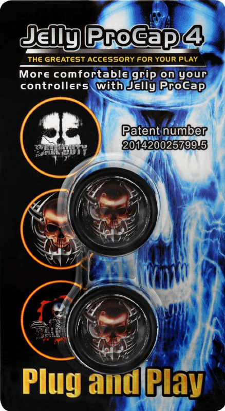 Jelly ProCap 4 Thumb Grips - Skull Head (PS1 / PS2 / PS3 / PS4 / Xbox 360 / Xbox One)(New) -
