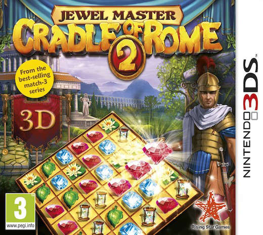 Jewel Master: Cradle of Rome 2 (3DS)(Pwned) - Rising Star Games 110G
