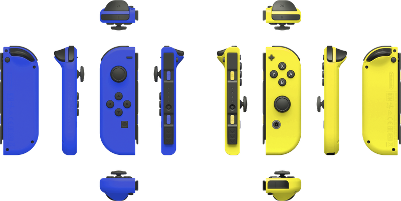 Nintendo Switch Joy-Con Controller Pair - Blue / Neon Yellow (NS / Switch)(Pwned) - Nintendo 200G