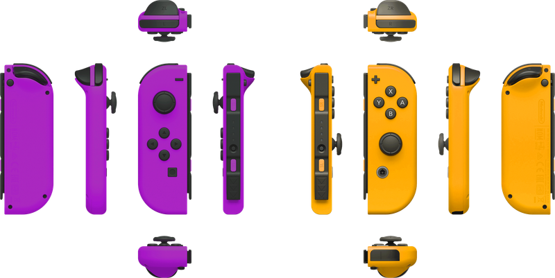 Nintendo Switch Joy-Con Controller Pair - Neon Purple / Neon Orange (NS / Switch)(New) - Nintendo