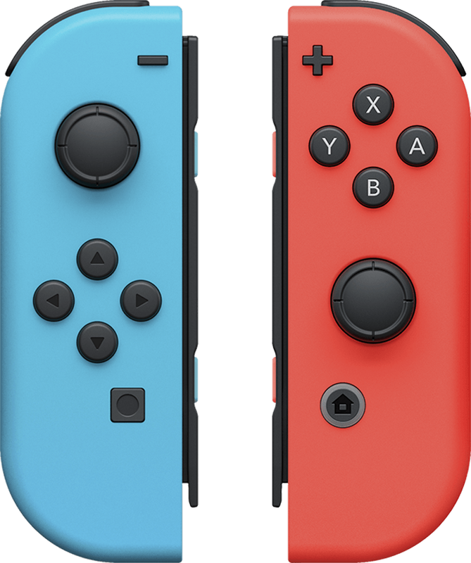 Nintendo Switch Joy-Con Controller Pair - Neon Red / Neon Blue (NS / Switch)(Pwned) - Nintendo 200G