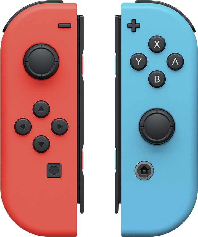 Nintendo Switch Joy-Con Controller Pair - Neon Red / Neon Blue (NS / Switch)(Pwned) - Nintendo 200G