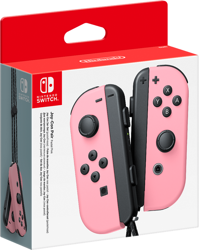 Nintendo Switch Joy-Con Controller Pair - Pastel Pink (NS / Switch)(New) - Nintendo 400G