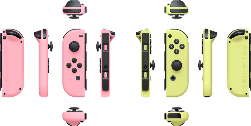 Nintendo Switch Joy-Con Controller Pair - Pastel Pink / Pastel Yellow (NS / Switch)(New) - Nintendo