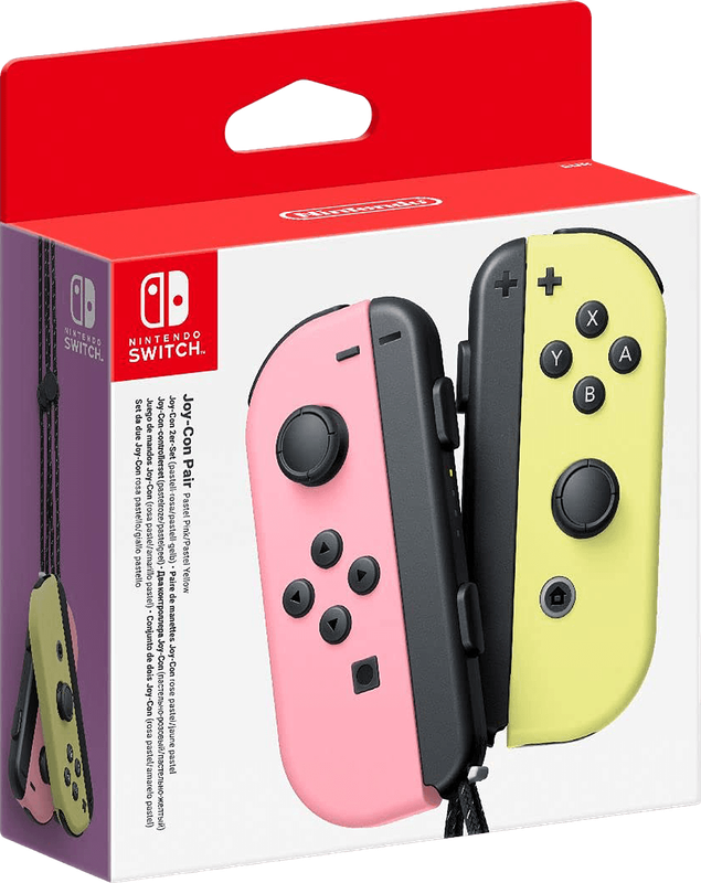 Nintendo Switch Joy-Con Controller Pair - Pastel Pink / Pastel Yellow (NS / Switch)(New) - Nintendo